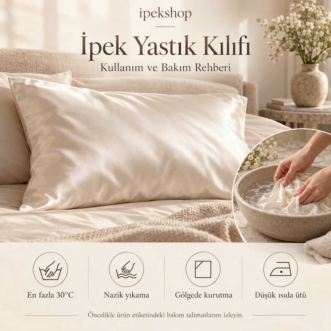 İpek Yastık Kılıfı Kullanım ve Bakım Rehberi