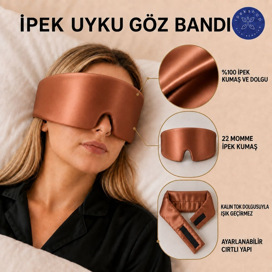 İpek Uyku Göz Bandı