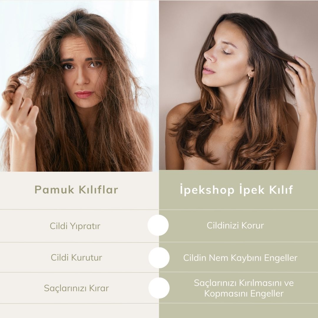 İpek ve Pamuk Yastık Kılıfı Karşılaştırması
