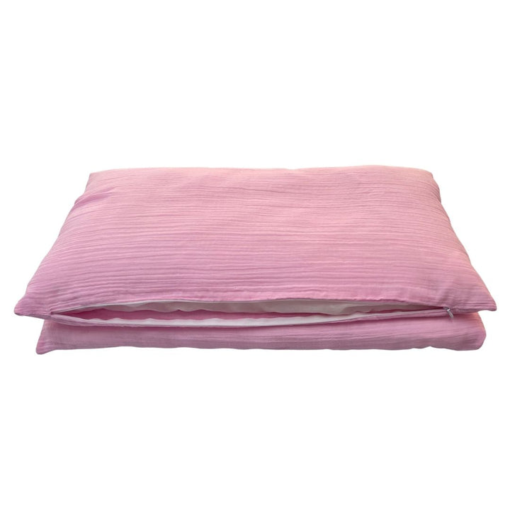 İpek Bebek Battaniyesi Pembe Katlanmış