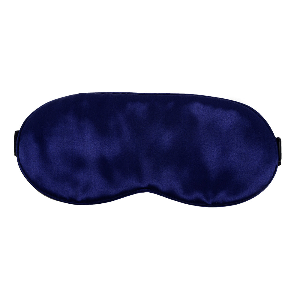 İpekshop Lacivert İpek Uygku Goz Bandı On