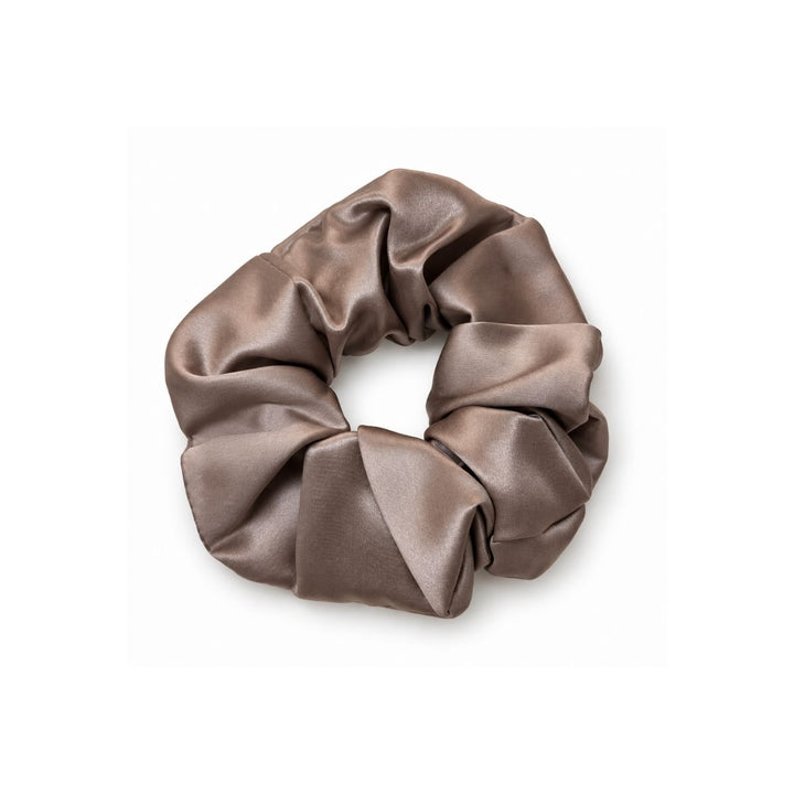 Saf İpek Lotus Toka Scrunchie Orta Boy